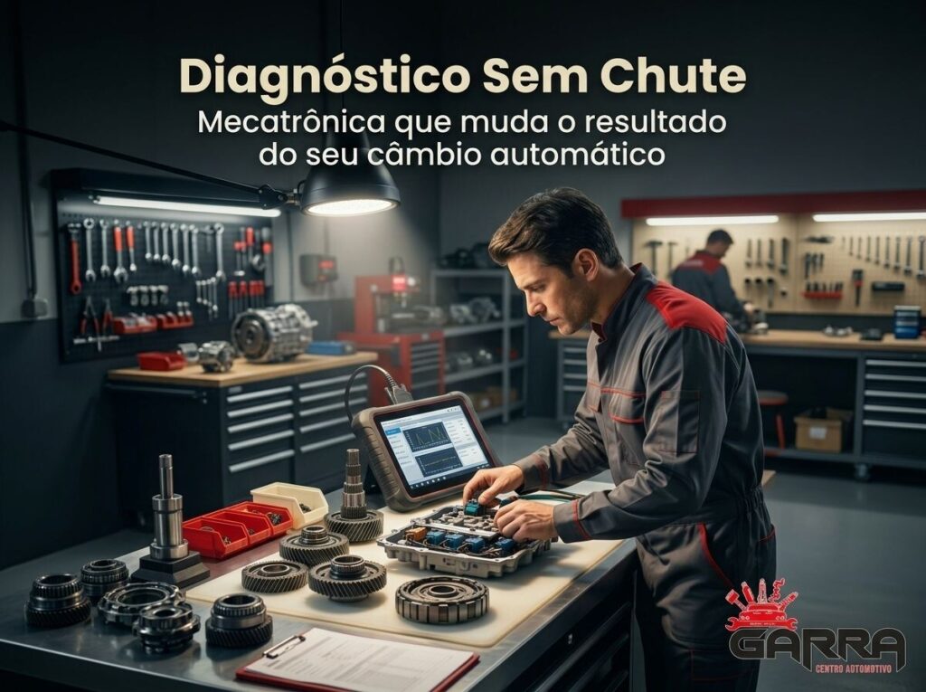serviço de mecatrônica do câmbio automático