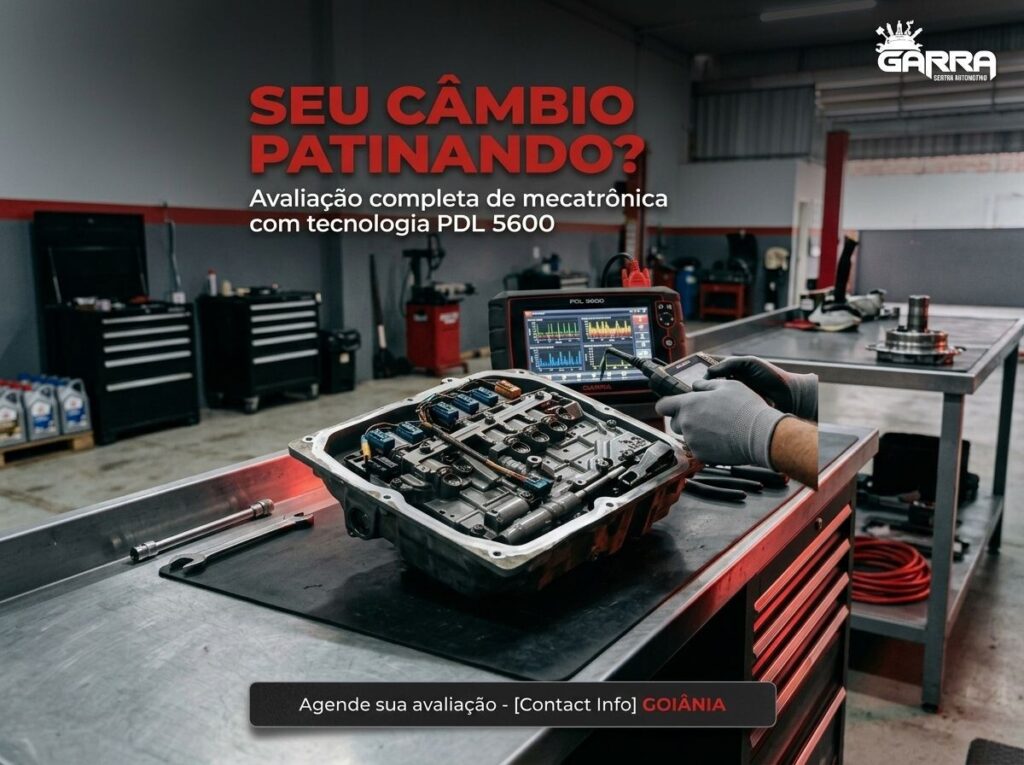 serviço de mecatrônica do câmbio automático