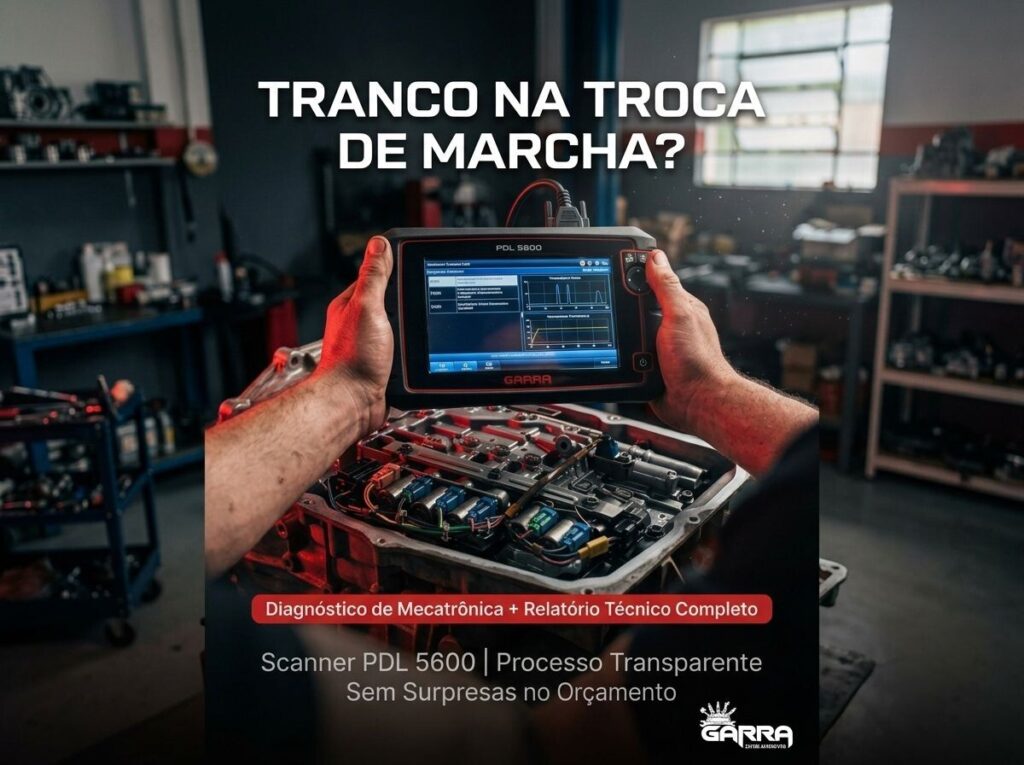 serviço de mecatrônica do câmbio automático