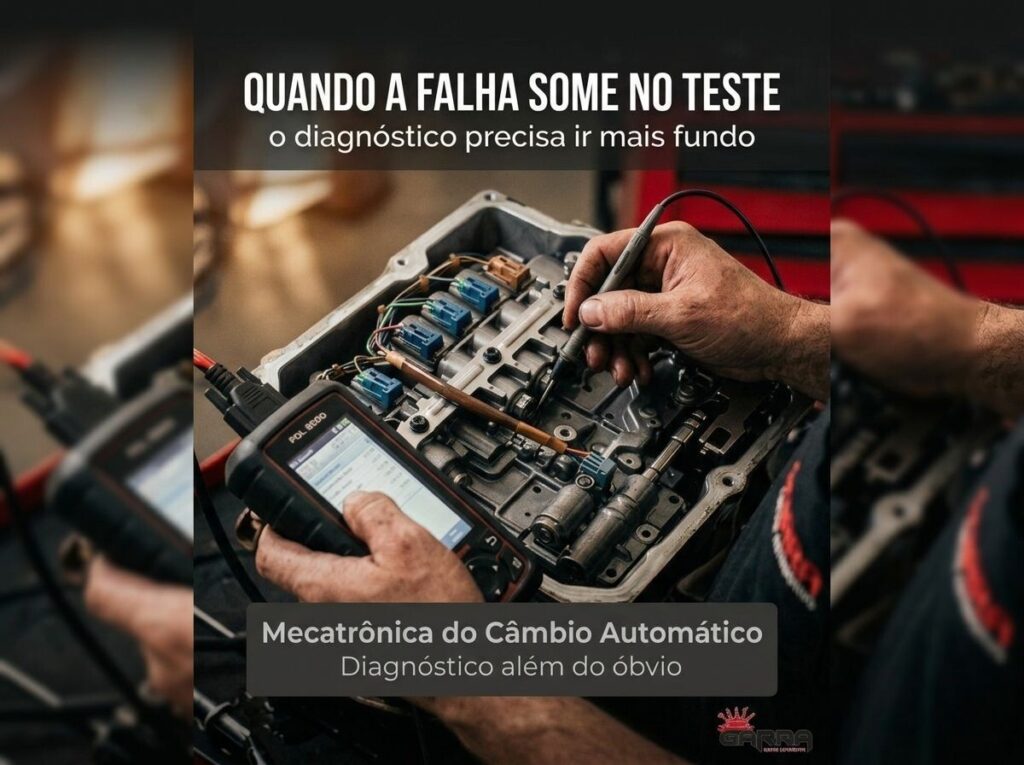 serviço de mecatrônica do câmbio automático